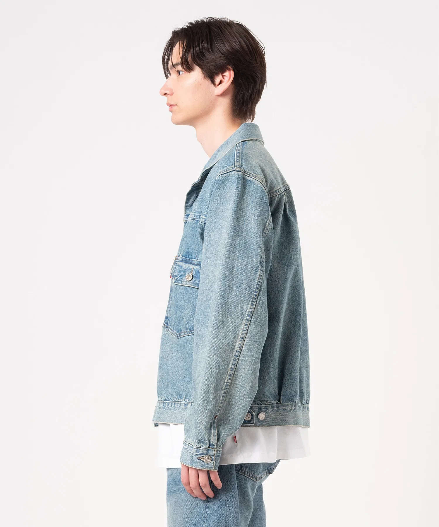 Levi's/Levi's LEVI'S(R) VINTAGE CLOTHING 1953 TYPE II Trucker Jacket Light Indigo — фото 4