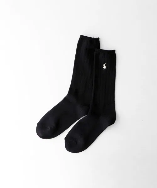 Женские свободные носки POLO RALPH LAUREN из органического хлопка, длина 25 см, одноточечный дизайн, артикул 03217442 — фото 3