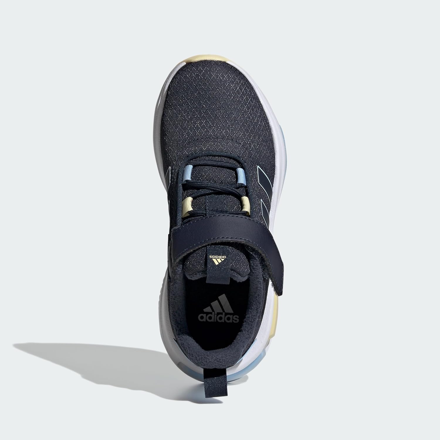 Кроссовки adidas Kids Racer Tr23, синий/желтый — фото 4