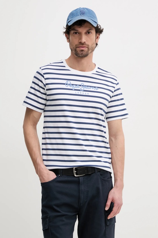 

Хлопковая футболка Pepe Jeans, белый