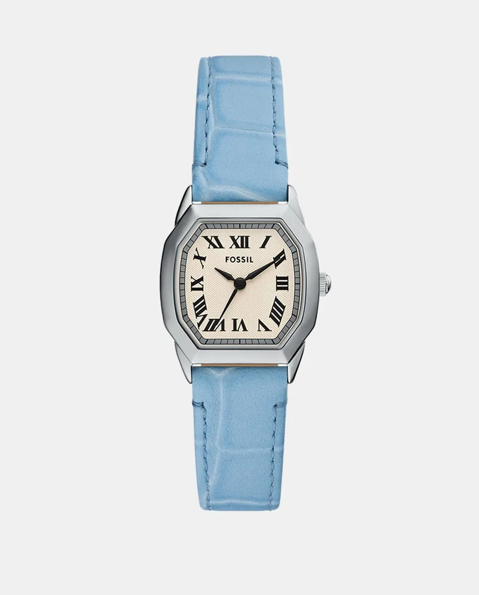 

Женские часы Harlow ES5405 из синей кожи Fossil, синий