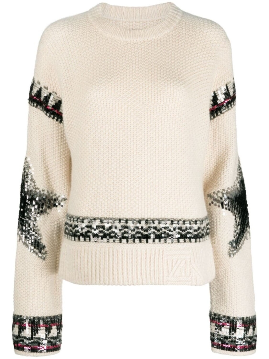 

Zadig&Voltaire кашемировый джемпер с пайетками, нейтральный цвет