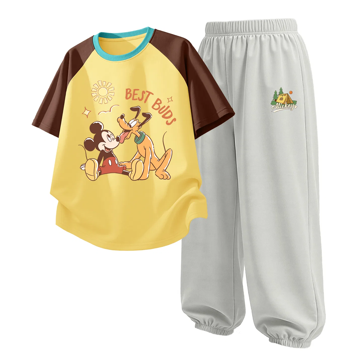 Детский спортивный костюм Casual Sportswear 2 Piece Set Disney, Di Surprise K Berry Pink+Di Surprise K Soft Pink — фото 3