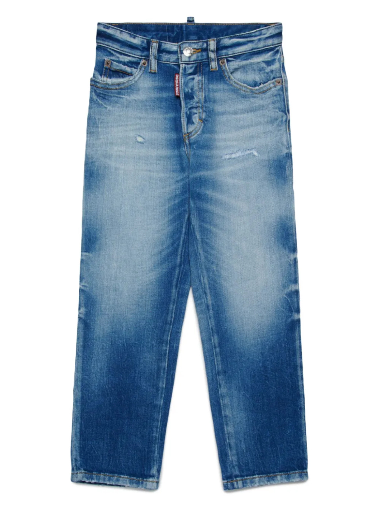 

DSQUARED2 KIDS прямые джинсы Stanislav, синий