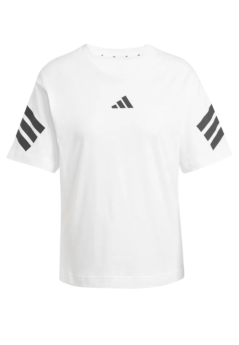 Футболка, 3-Stripes, Future Icons, adidas, белый — фото 4
