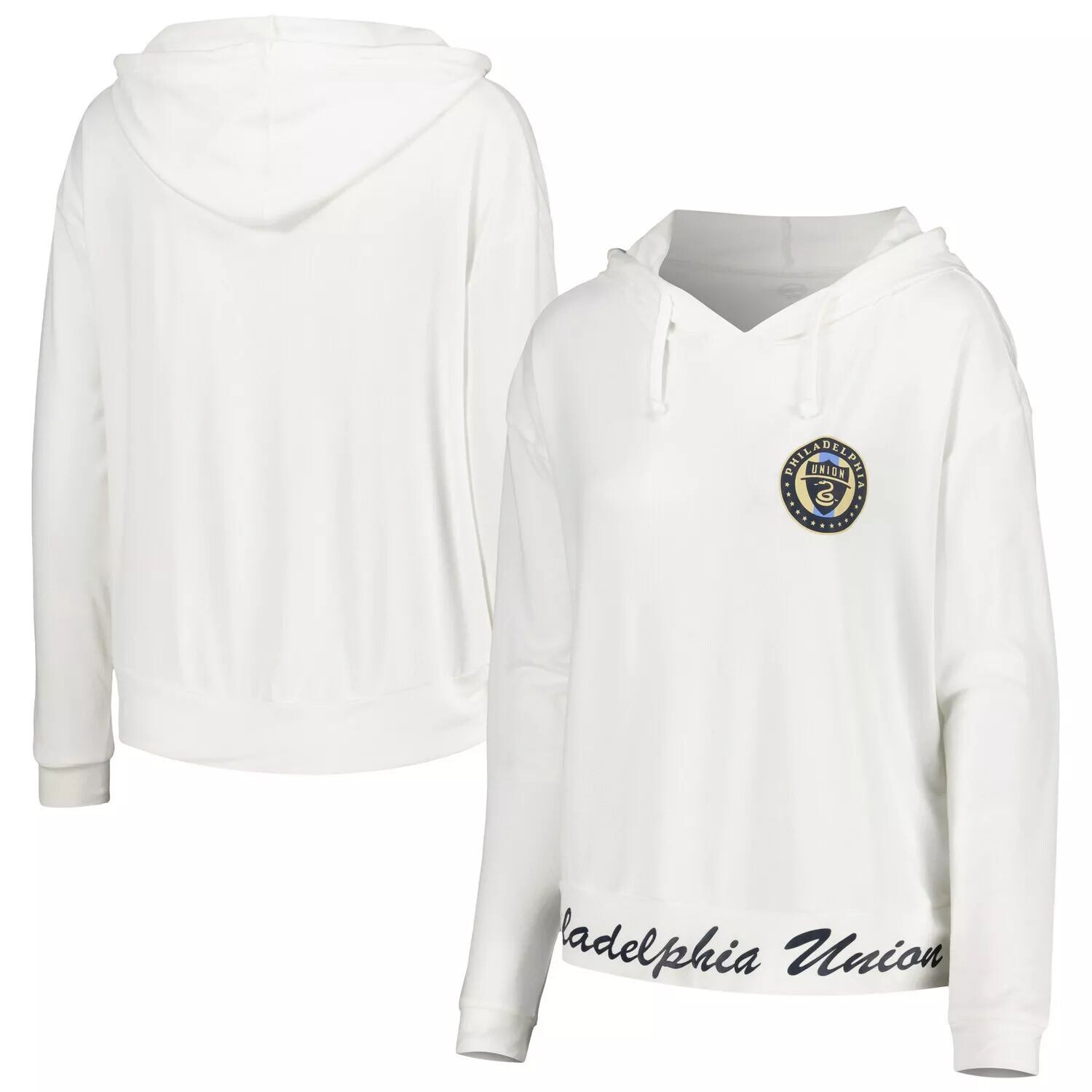 

Женская толстовка с капюшоном Concepts Sport белого цвета Philadelphia Union Accord, топ с длинными рукавами, Белый, Женская толстовка с капюшоном Concepts Sport белого цвета Philadelphia Union Accord, топ с длинными рукавами