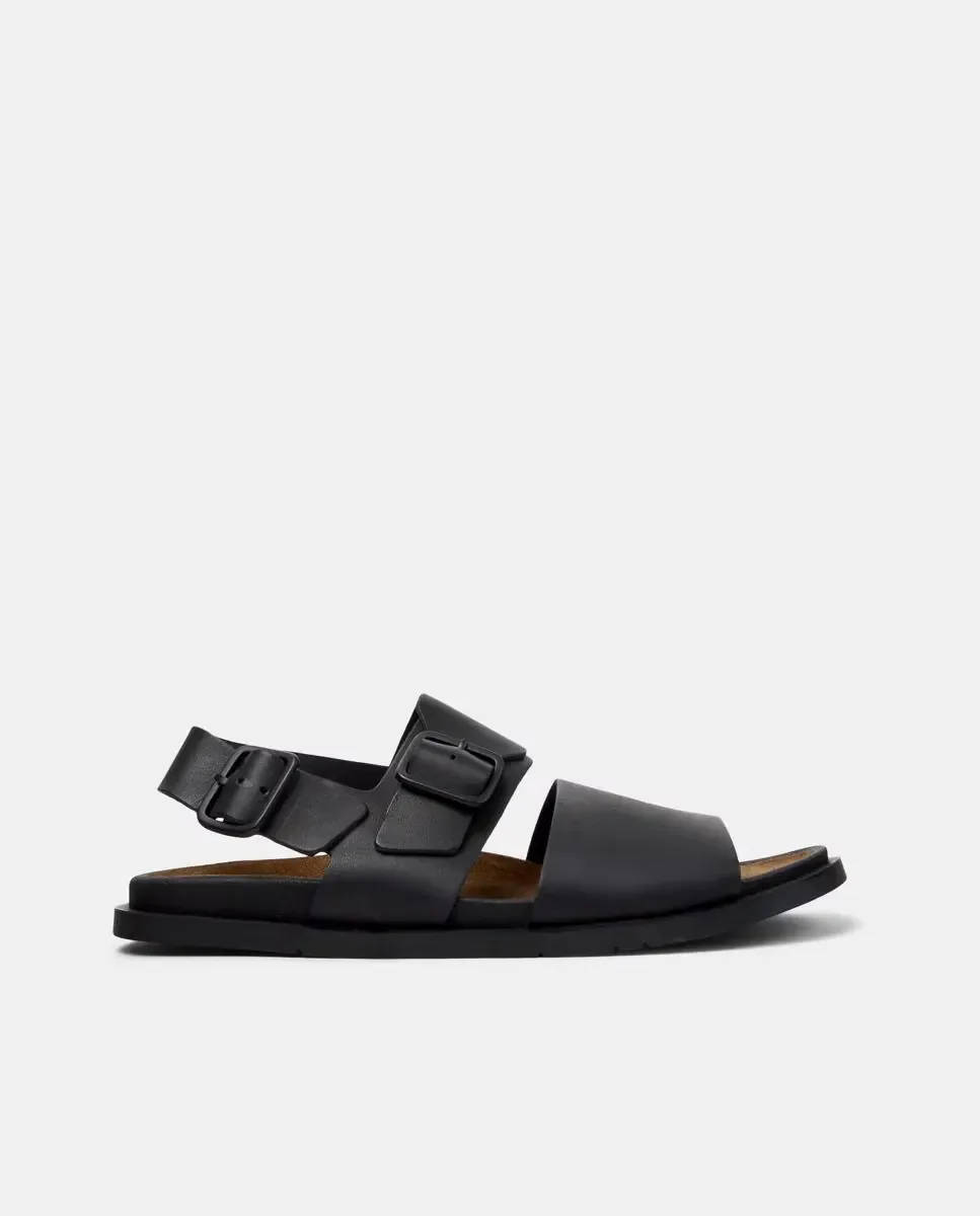 Мужские кожаные сандалии Lluc Sandal Camper, черный