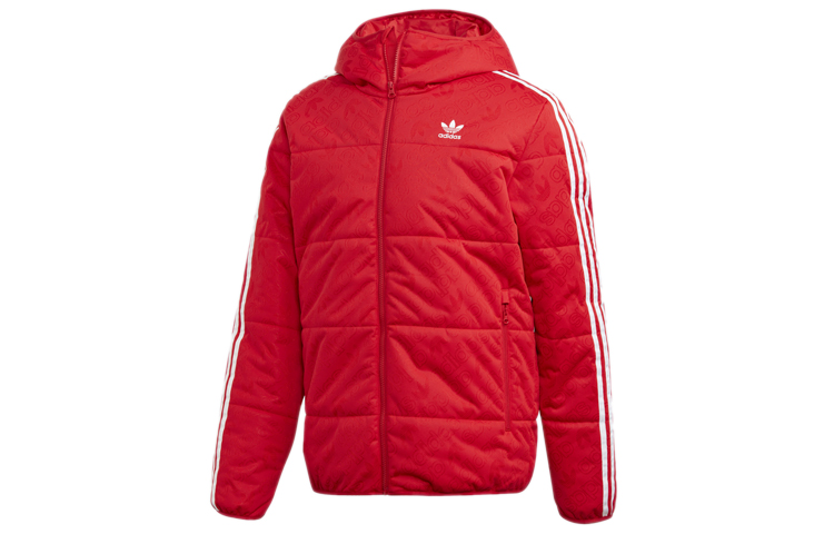 

Стеганая куртка мужская алая Adidas Originals, цвет Scarlet