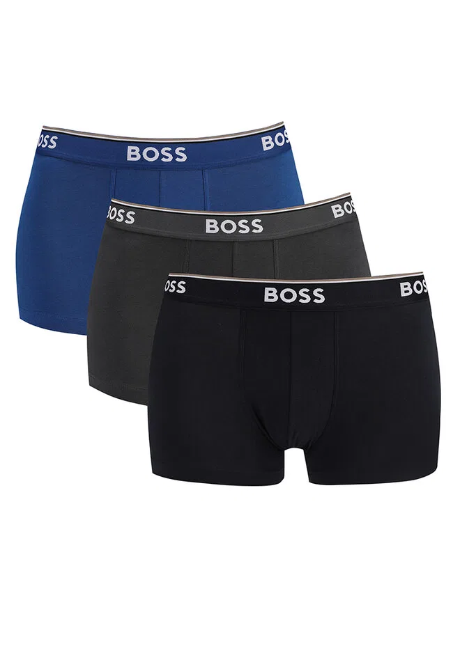 Трусы, 3 штуки, BOSS Body, BOSS, синий