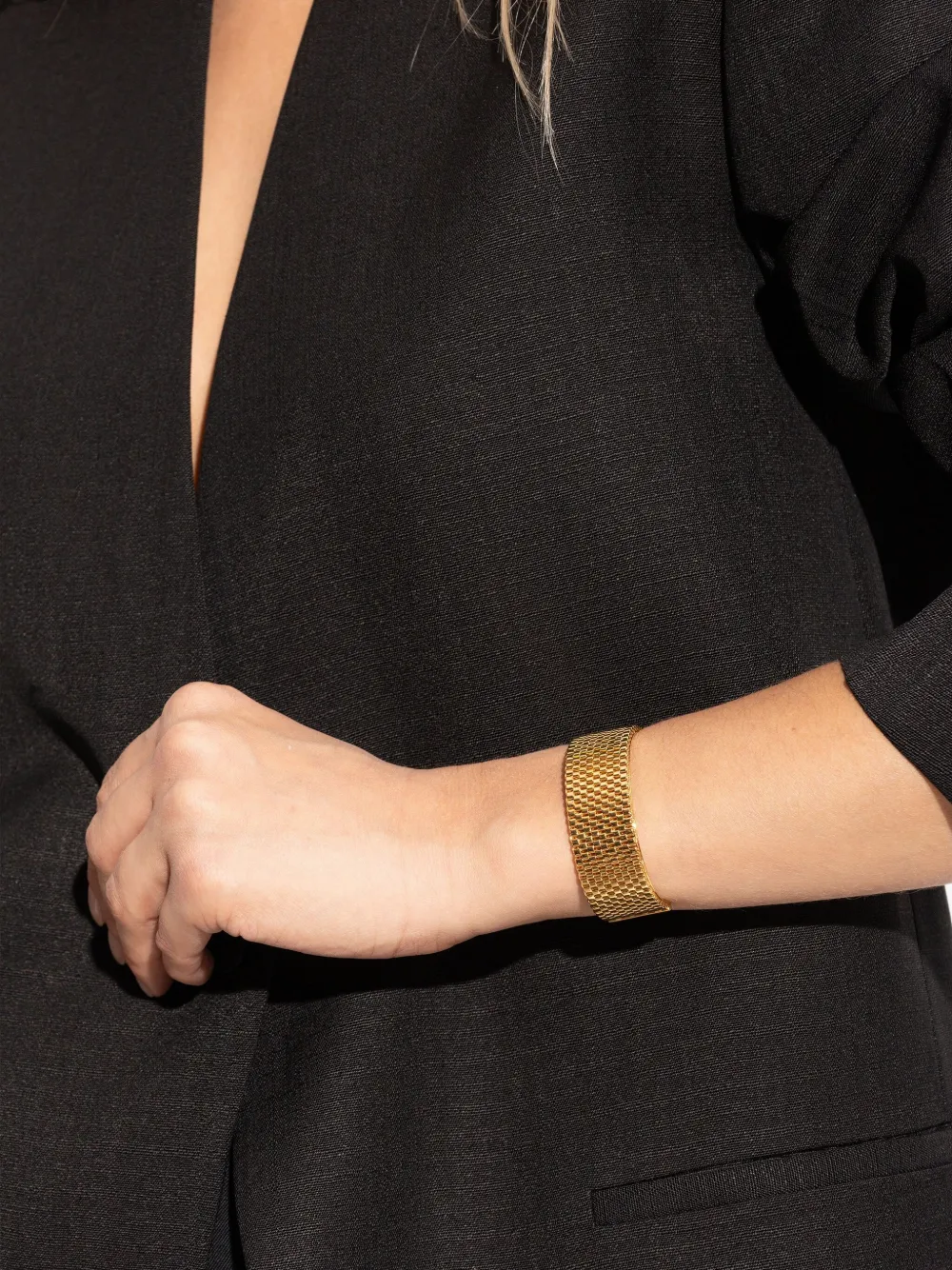 

Браслет с сетчатым узором JIL SANDER, золотой