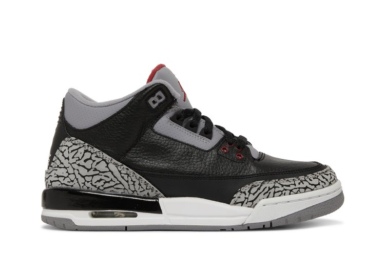 

Кроссовки Air Jordan 3 Retro GS 'Cement' 2011, черный