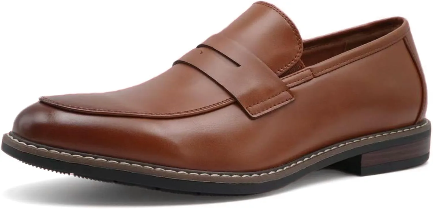 Лоферы Finishing & Sewing Men's Classic Moc-Toe Penny Loafers, коричневый