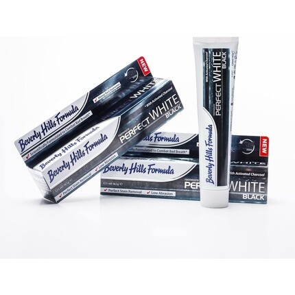 Зубная паста для отбеливания зубов Perfect White Black, 100 мл, Beverly Hills Formula — фото 2