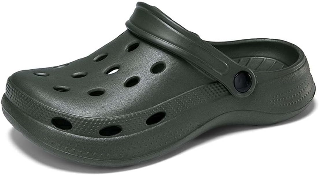 

Садовые сандалии HYDLONGR для мужчин и женщин, легкие, дышащие, быстро сохнущие пляжные тапочки, нескользящие мюли, сабо, зеленый