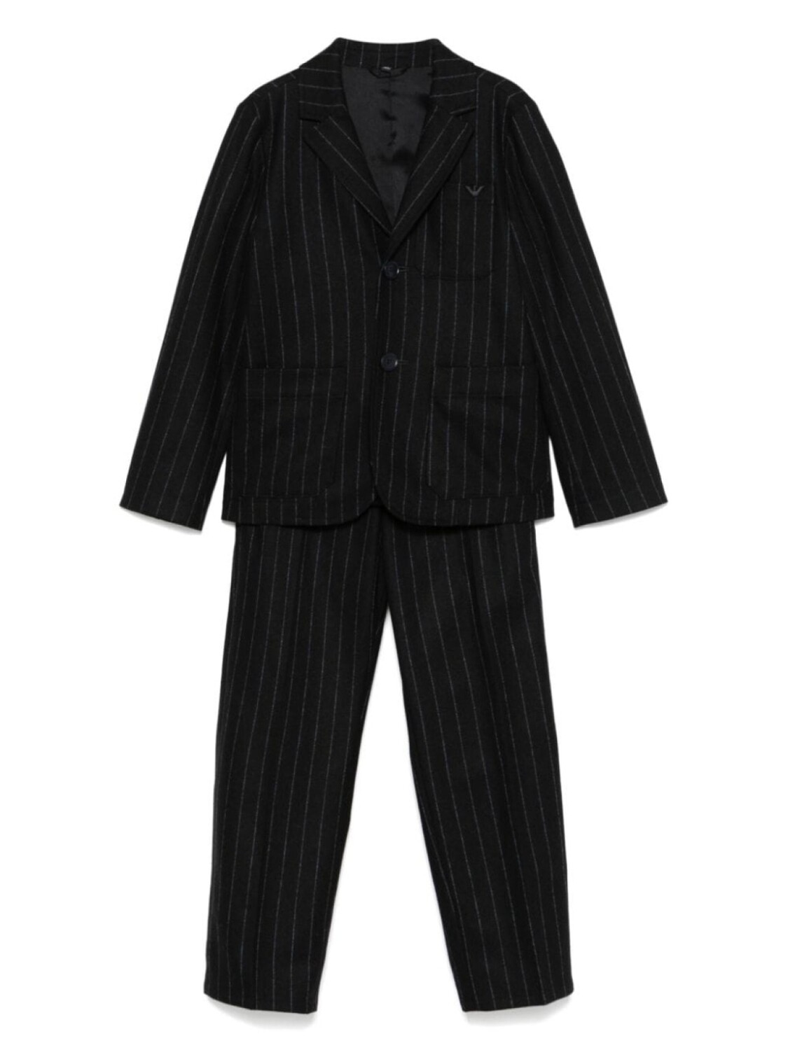 

Костюм в тонкую полоску Emporio Armani Kids, синий