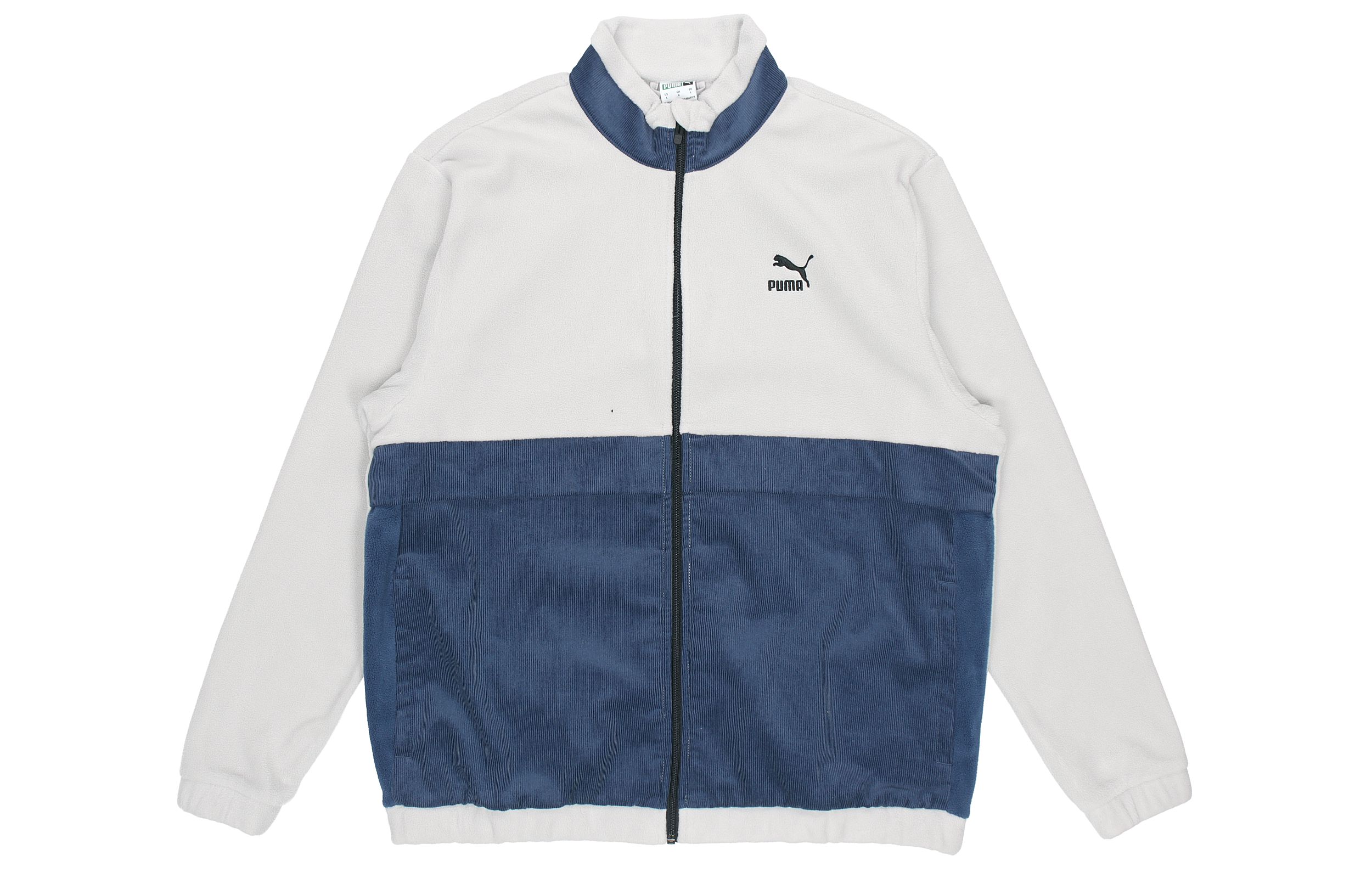 

PUMA Мужское светло-серое пальто с бархатистой текстурой, Light Gray