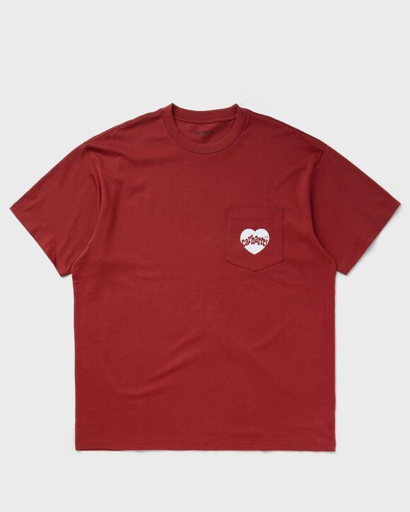 

Футболка Carhartt Wip S/S Amour Pocket Tee, цвет tuscany / white