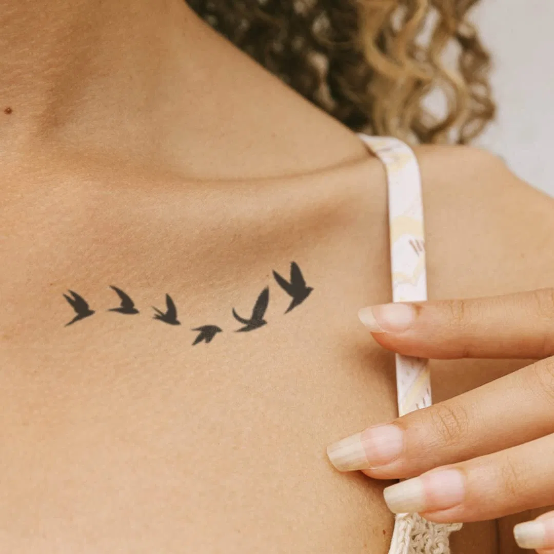 Растительная временная татуировка «Swallow Flight» от MyJagua My Jagua, Swallow Flight