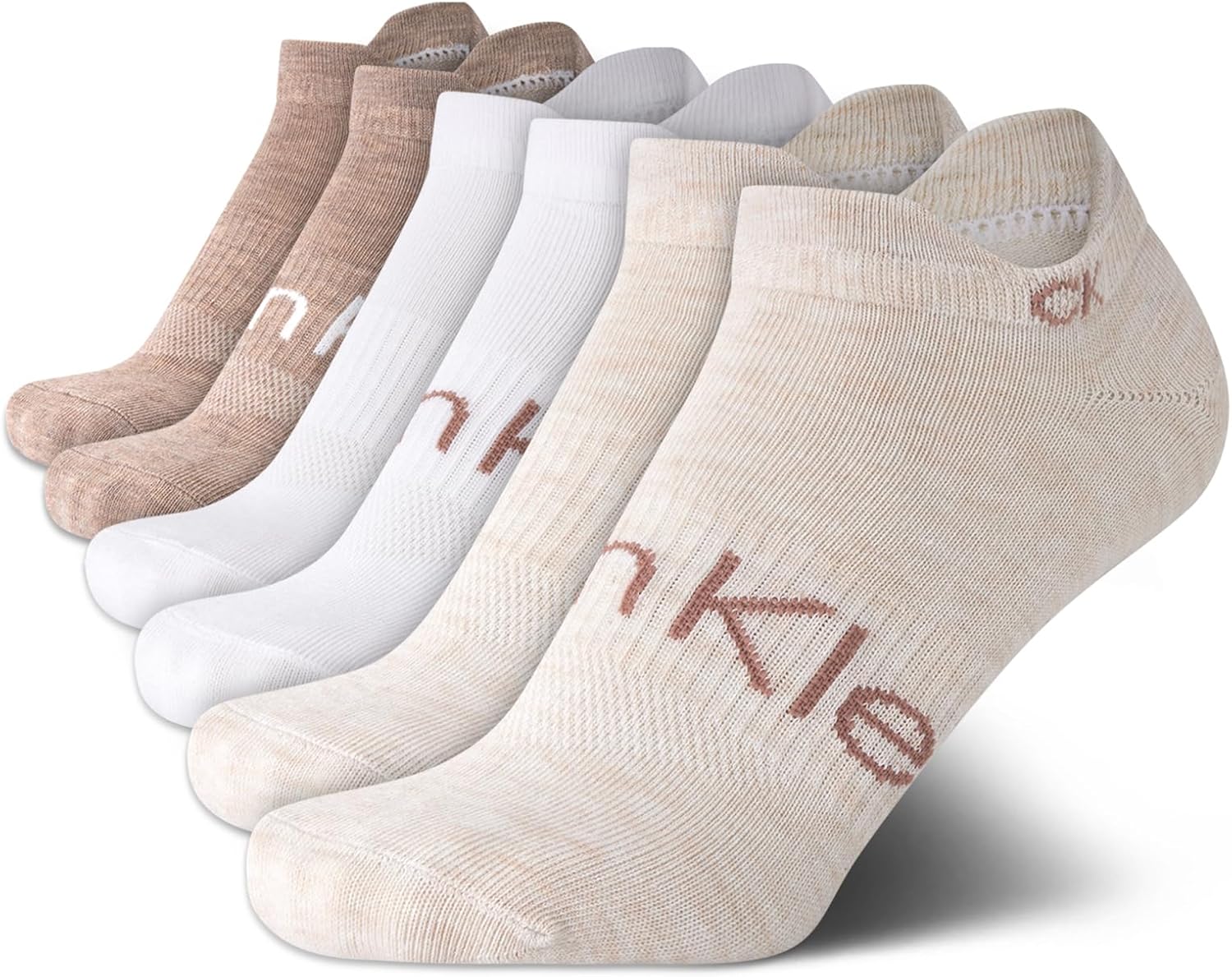 

Мужские носки Calvin Klein, непромокаемые, 6 пар, с амортизирующей вставкой, с низким вырезом, для кроссовок, лоферов, лодочек. Размер: Размер, White Assorted