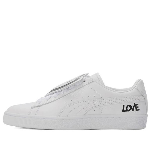 Кроссовки basket badge hndwrttn 'white' Puma, белый