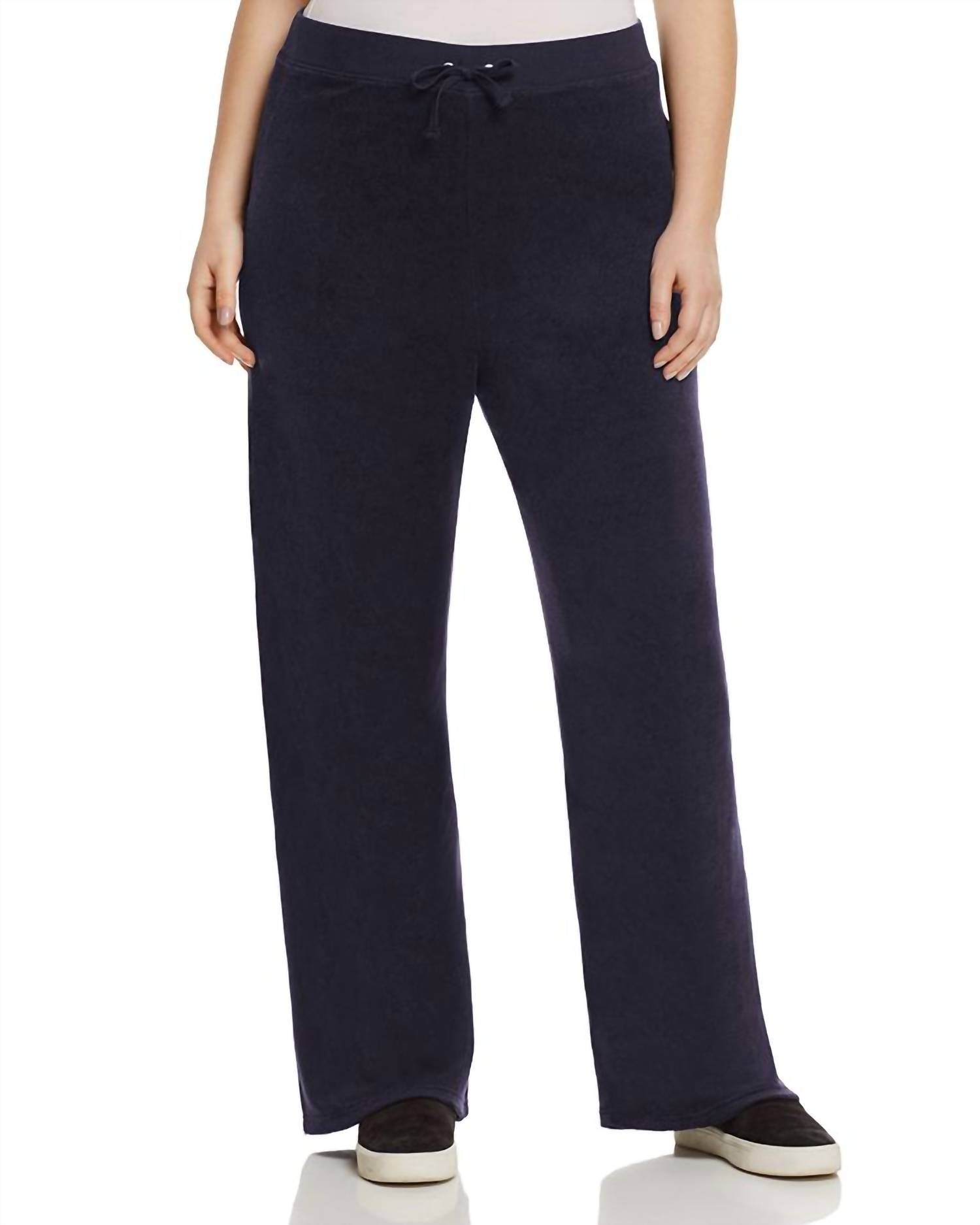 

Спортивные брюки Mar Vista Microterry темно-синего цвета Juicy Couture