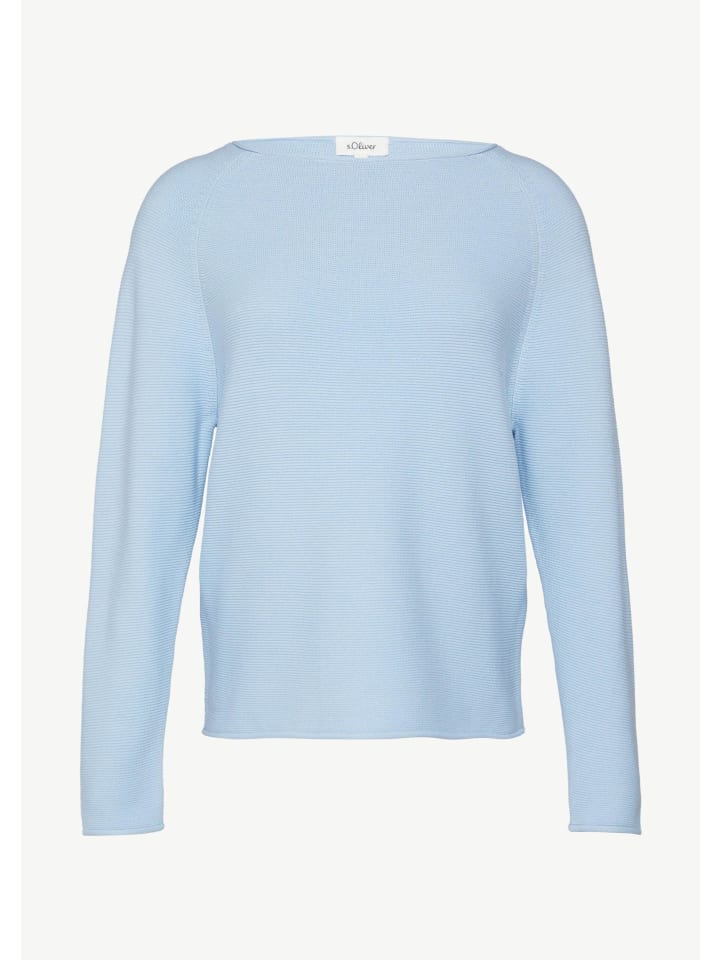 

Вязаный свитер цвета 5083_светло-голубой s.Oliver