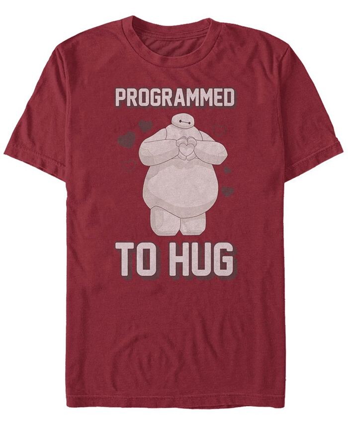 

Мужская футболка с короткими рукавами и круглым вырезом Programmed to Hug Fifth Sun, красный