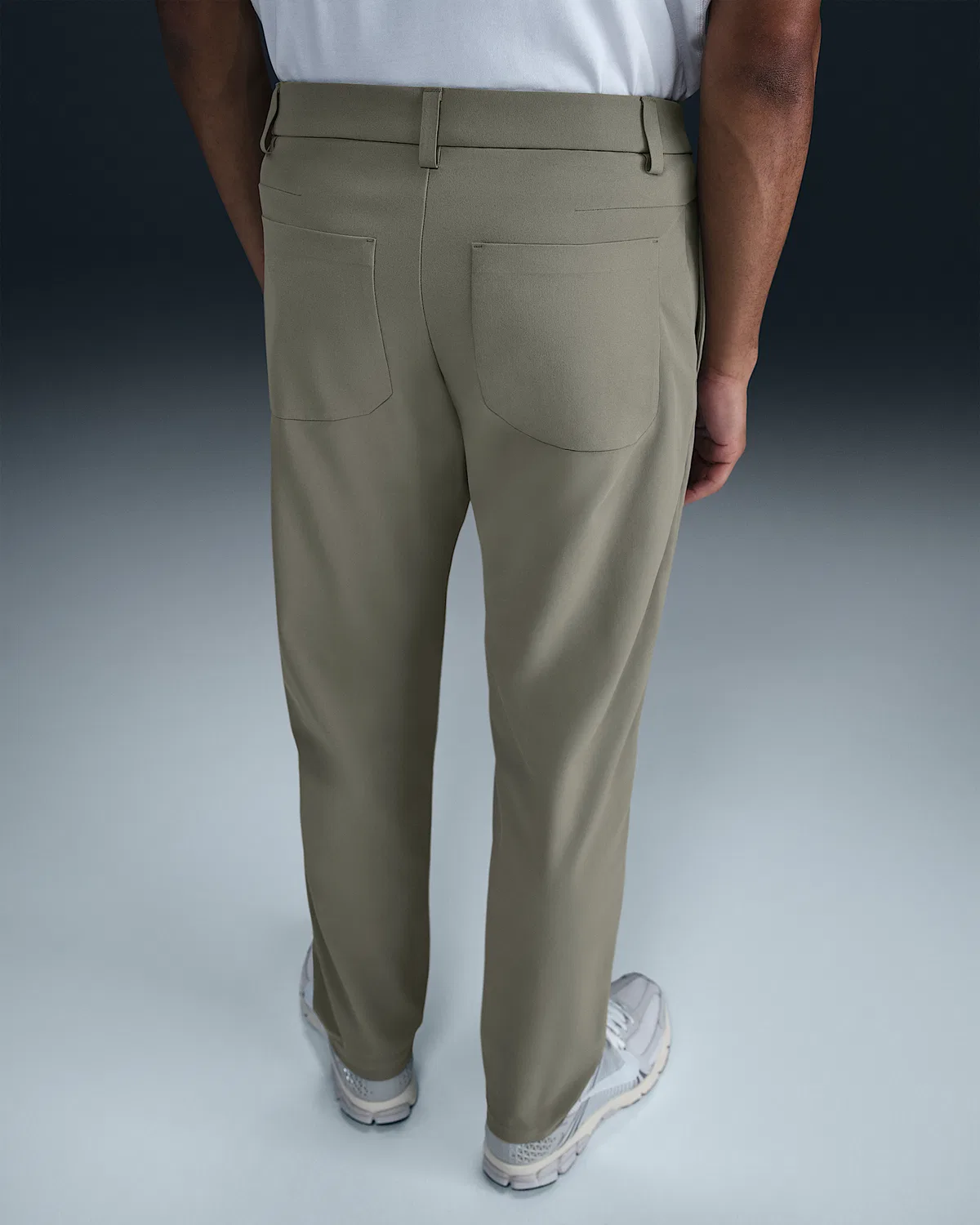 Мужские брюки Dri-FIT 5-Pocket Regular Nike 24.7 PerfectStretch, Light Army/Black/Steel Green — фото 3
