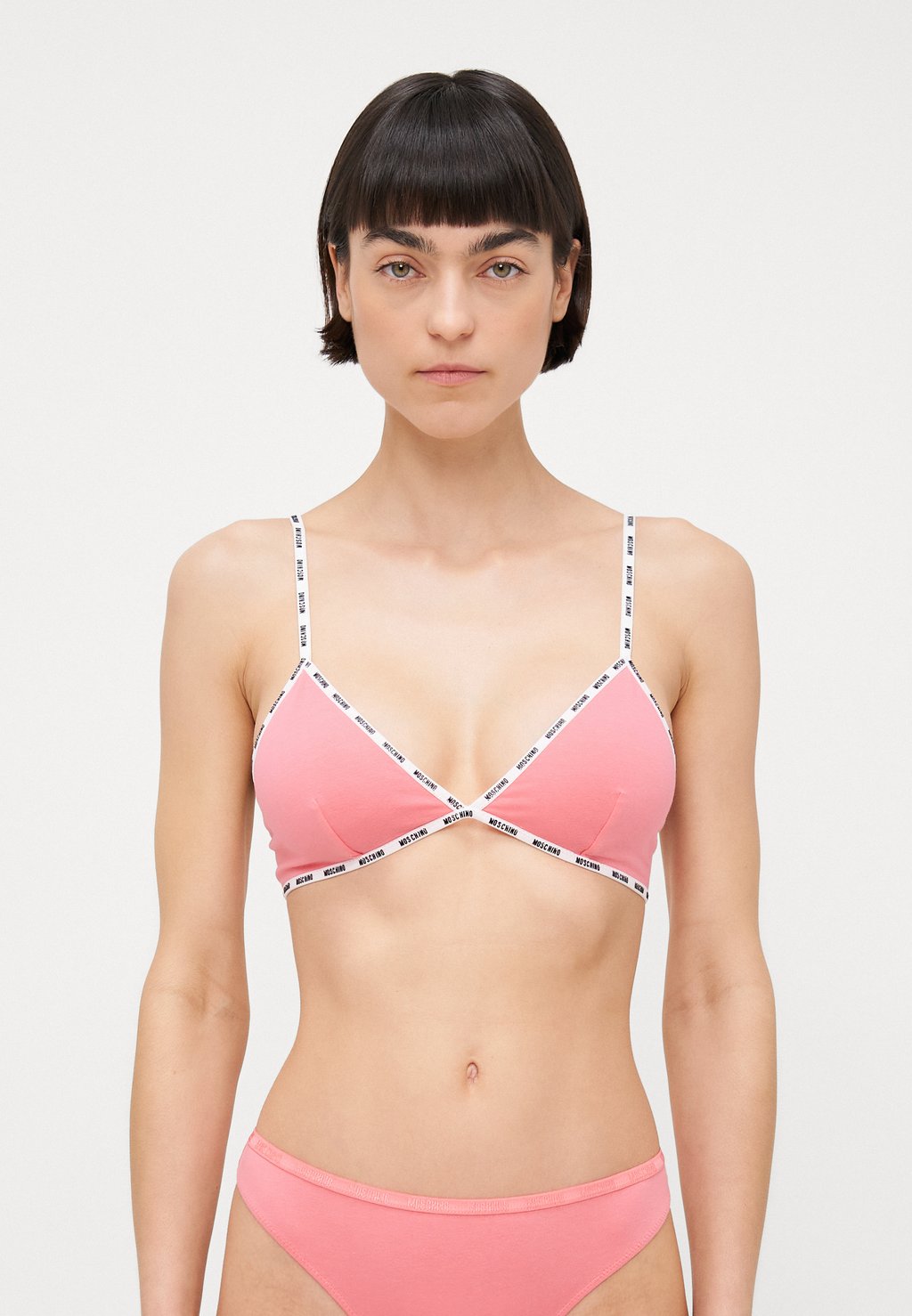 

Треугольный бюстгальтер TRIANGOLO Moschino Underwear, розовый