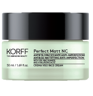 

Укрепляющий, матирующий крем для лица perfect matt nc antiage mattifying anti - imperfection face cream Korff, 50 мл