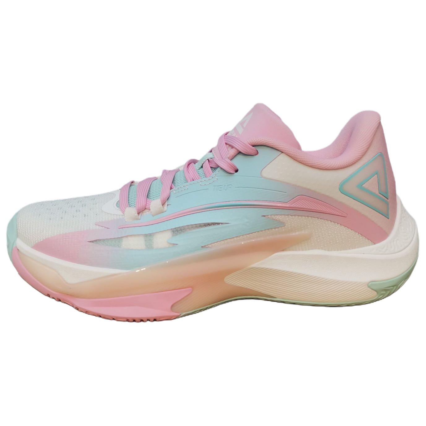 

PEAK Мужские баскетбольные кроссовки low top белые розовые зеленые с амортизацией и дышащим верхом