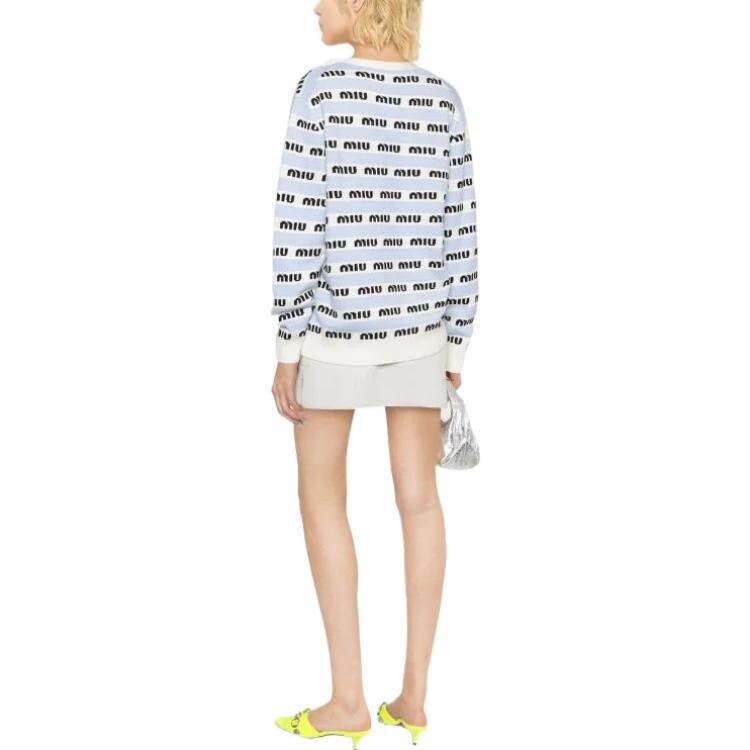 

Трикотаж женский синий Miu Miu