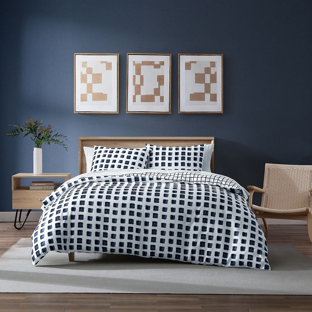 

Набор пододеяльников City Scene Urban Shibori, синий