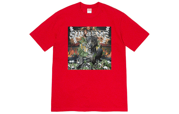 

Футболка Dragon Tee Supreme, красная