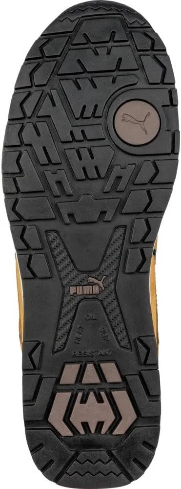 Рабочие кроссовки PUMA Safety Dash Wheat MID S3 HRO SRC, защитная обувь, защитный ботинок из стекловолокна, защита от проколов, без металла, термостойкие, мужские — фото 3