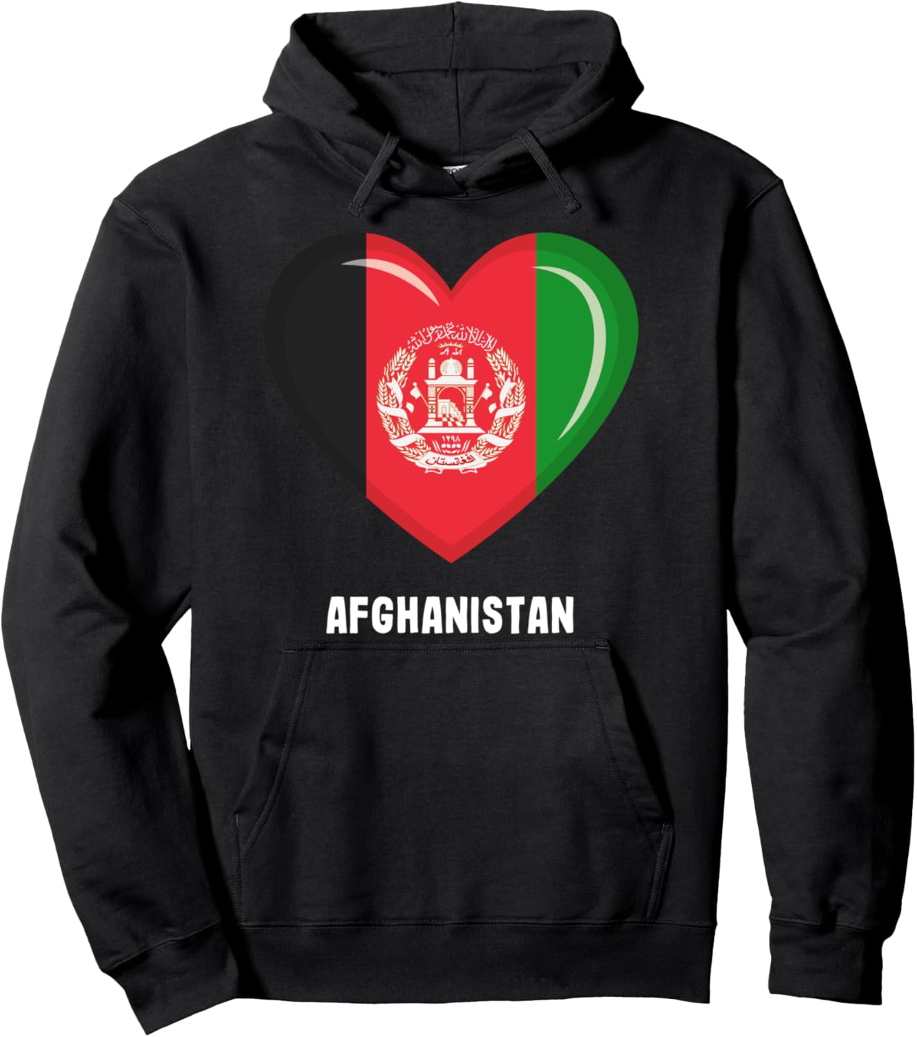

Толстовка с флагом Афганистана, Толстовка с изображением флага Афганистана Afghanistan Flag Clothing, черный