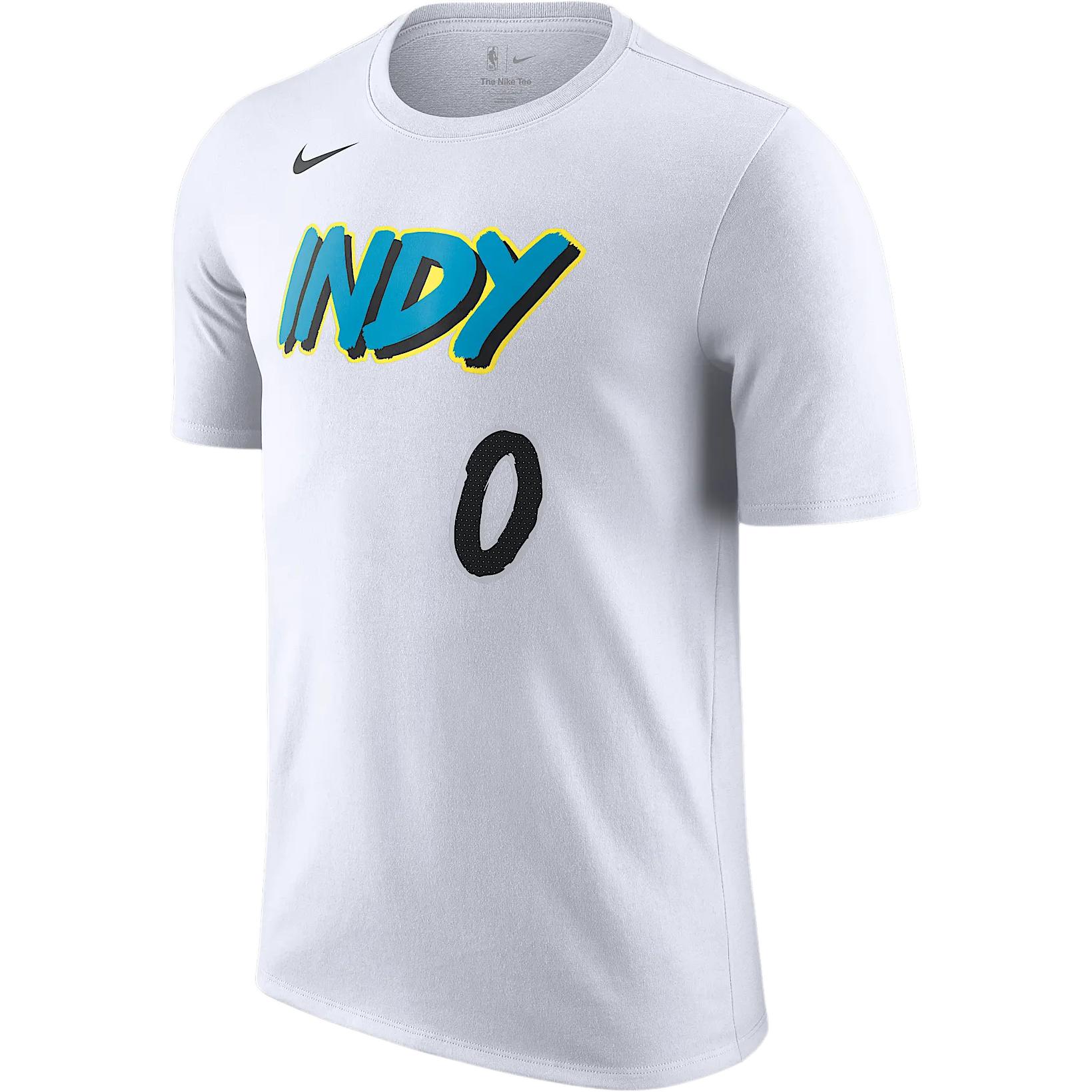 Футболка Indiana Pacers Essential City Edition мужская NBA Nike, белый — фото 3