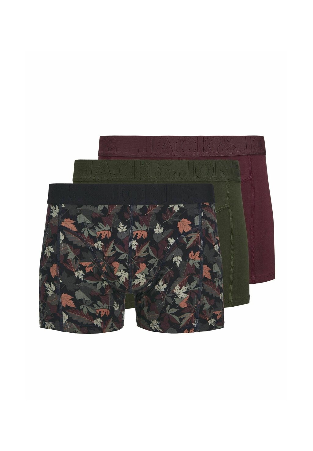

Брюки 3ER-PACK Jack & Jones, оливковый