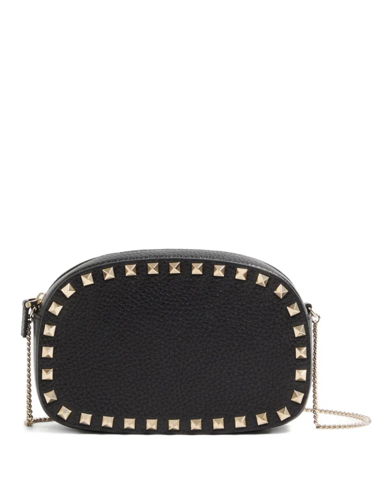 

МИНИ-СУМКА ROCKSTUD CROSSBODY ОТ Valentino Garavani ИЗ ЗЕРНИСТОЙ ТЕЛЯЧЬЕЙ КОЖИ, черный