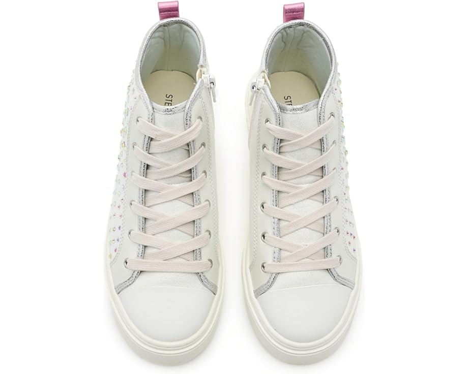 Детские кроссовки Steve Madden Laurisa (Little Kid/Big Kid) Steve Madden Kids, White Multi — фото 2