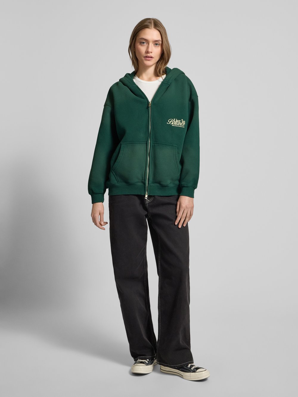 

Толстовка с этикеткой ANOTHER COTTON LAB, зеленый