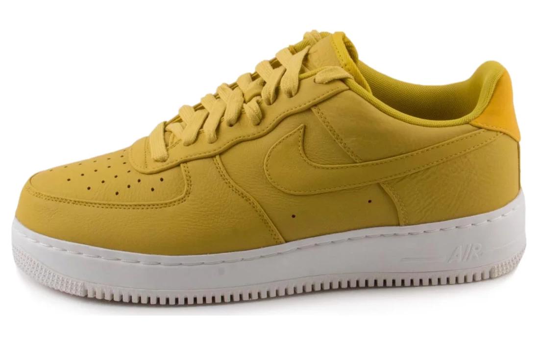 

Кроссовки Nike Air Force 1 Skateboarding Shoes Men Low-top Yellow, цвет White/Varsity Maize