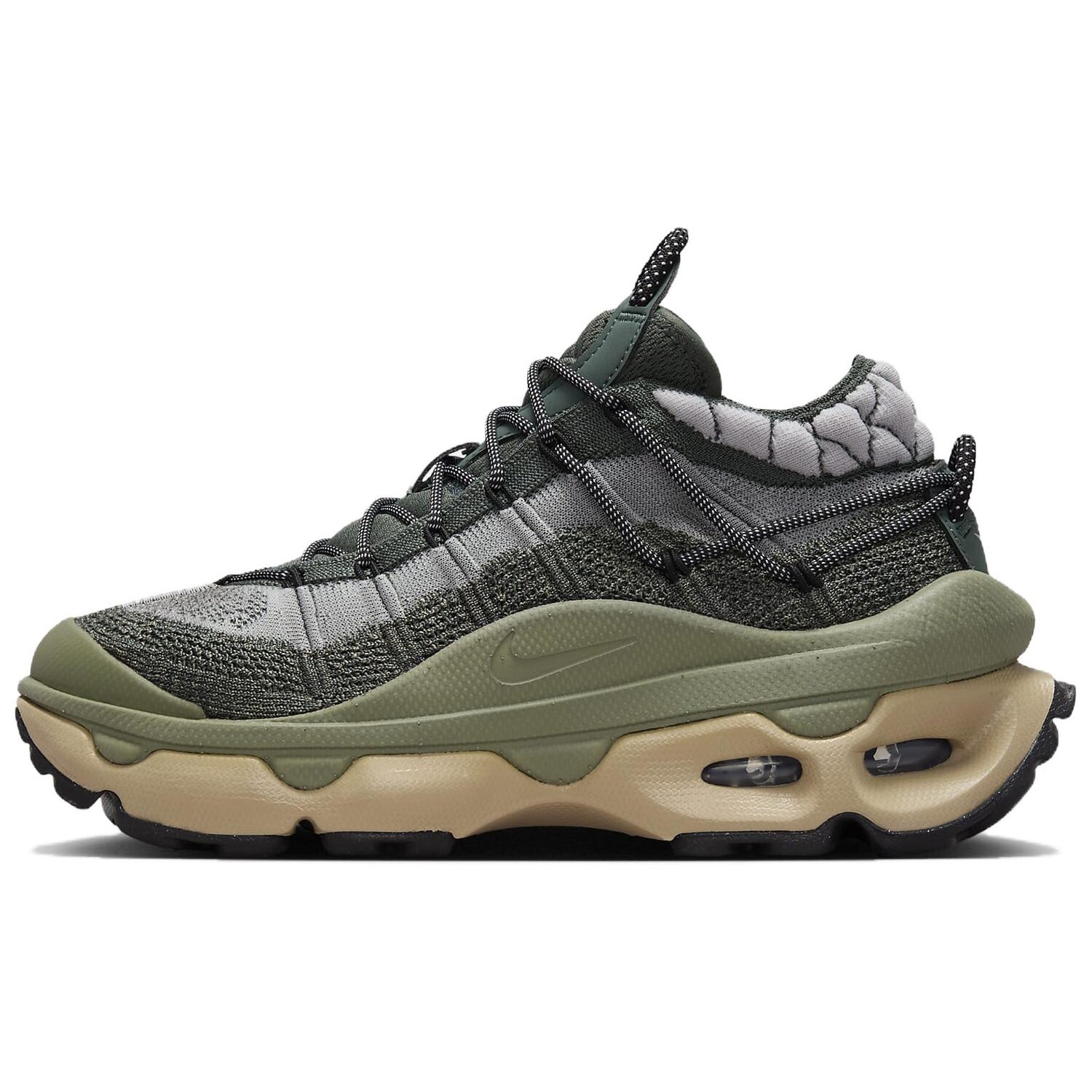 

Кроссовки Air Max Flyknit Venture Lifestyle женские с низким верхом, зеленый Nike