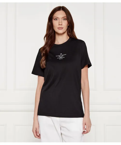 

Футболка Loose fit Elisabetta Franchi, черный