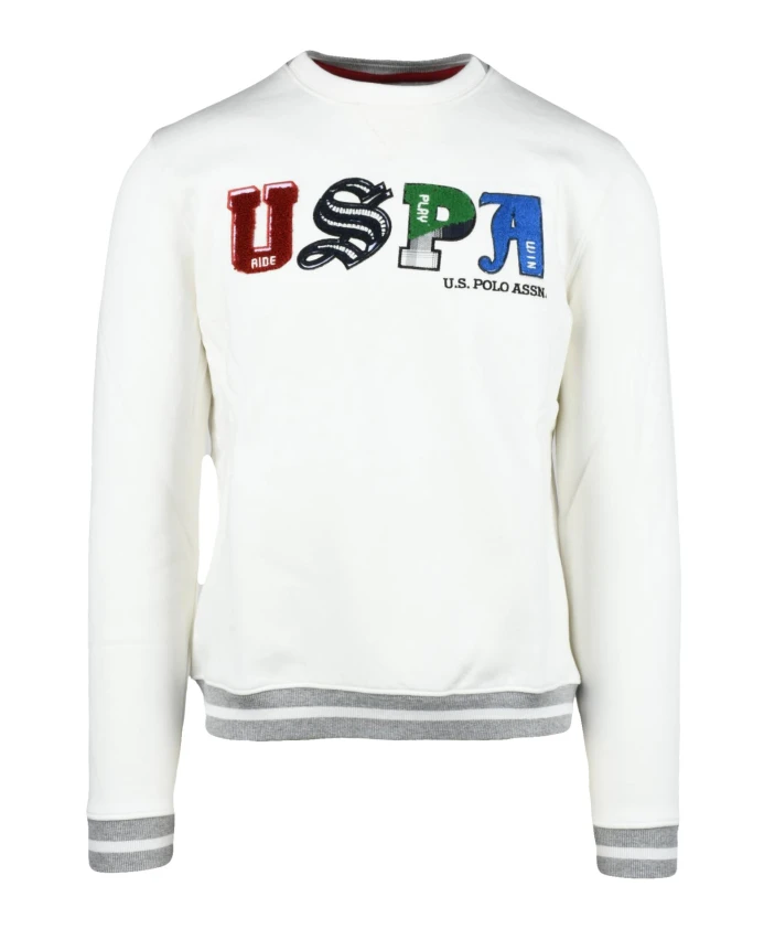 

Толстовка из смесового хлопка U.S. Polo Assn., белый