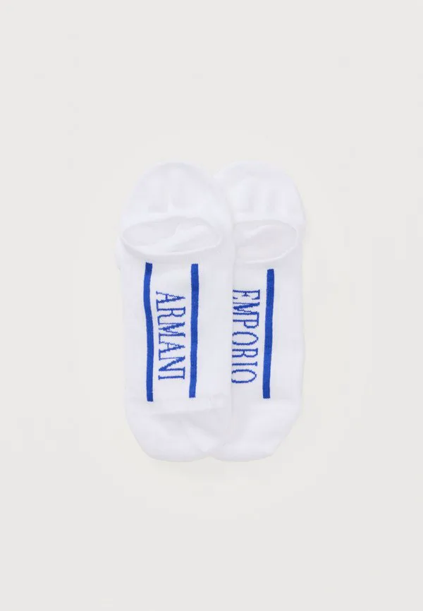 Комплект из двух пар носков footie Emporio Armani, White