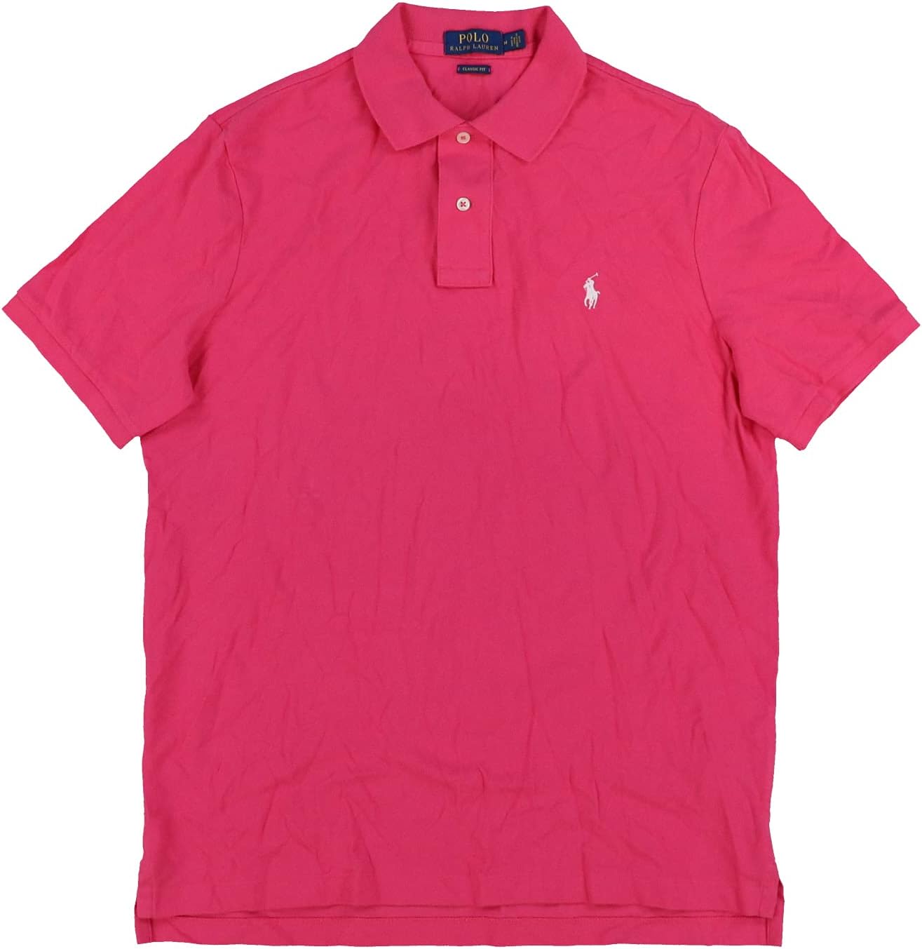 

POLO RALPH LAUREN Мужская новая классическая поло, Hot Pink, Розовый, POLO RALPH LAUREN Мужская новая классическая поло, Hot Pink
