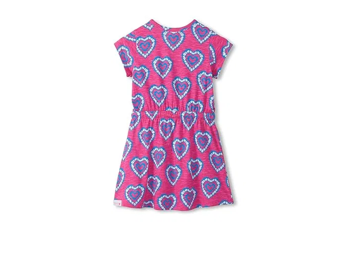 Платье с принтом Heart Burst Hatley Kids, Strawberry Moon — фото 2
