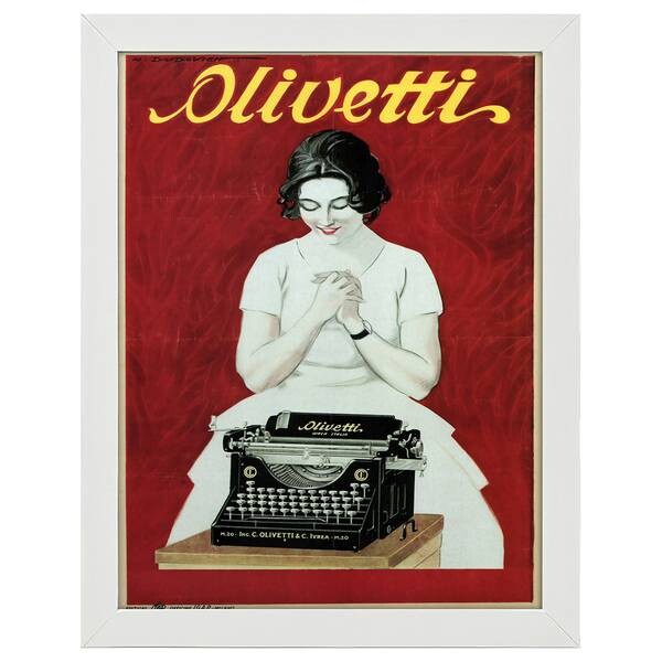 

Рамка для фотографий LegendArte Olivetti Schreibmaschine, белый