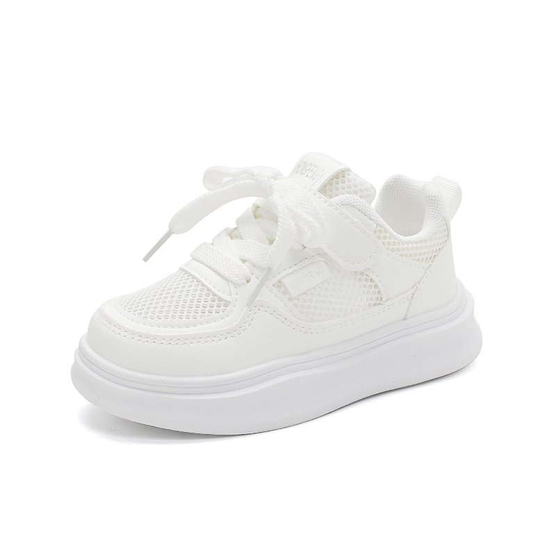 

Нескользящая, дышащая, легкая, амортизирующая, износостойкая, увеличивающая рост повседневная обувь для детей KINDDOG, белый